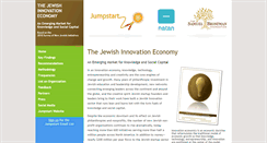 Desktop Screenshot of innovation.jewisheconomy.org